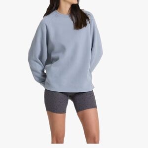 Vuori Women's Sweatshirt Restore Oversized Crew Size XS Light Cloud #121